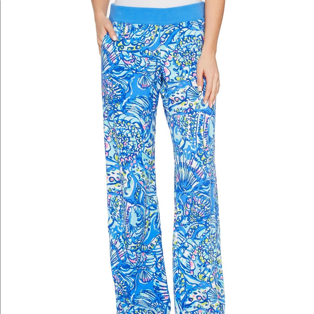 Lilly Pulitzer Seaside Beach Pant in Blue Ceviche